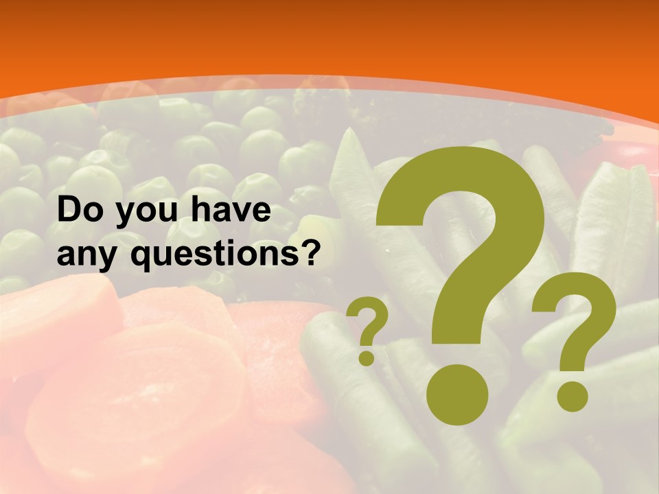 Portion Bean Colorful PowerPoint Template