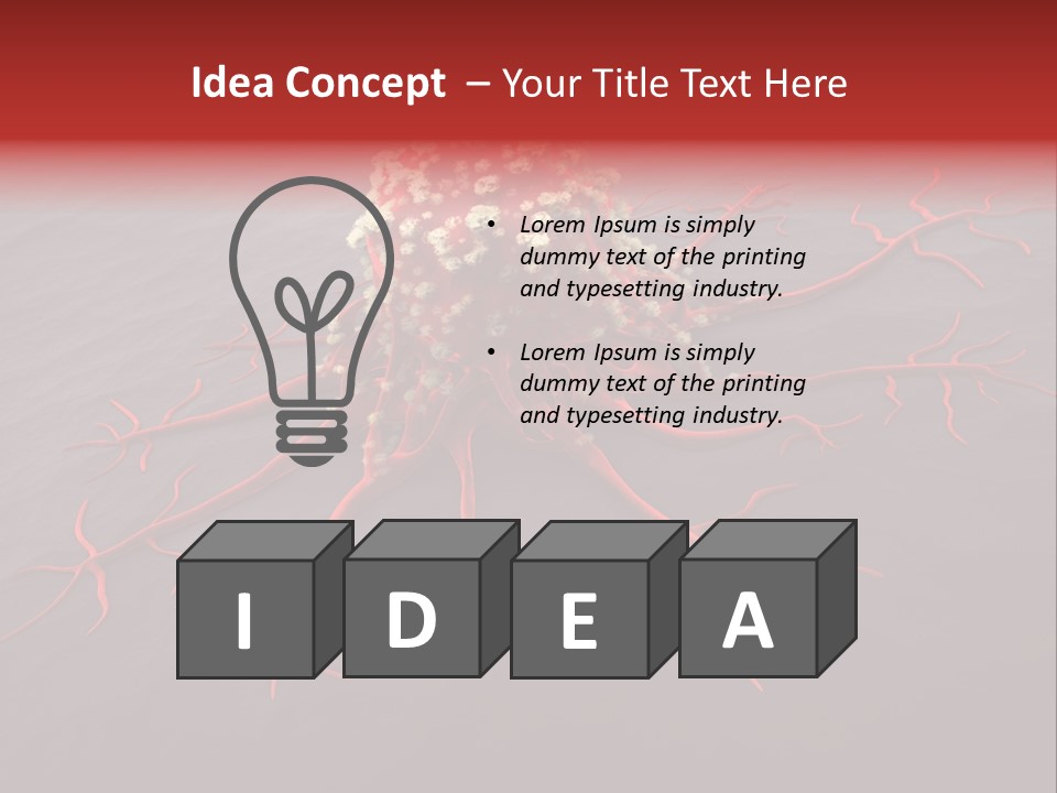 Disposition Cancer Tumour PowerPoint Template