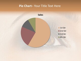 Make Up Close Up Iris PowerPoint Template