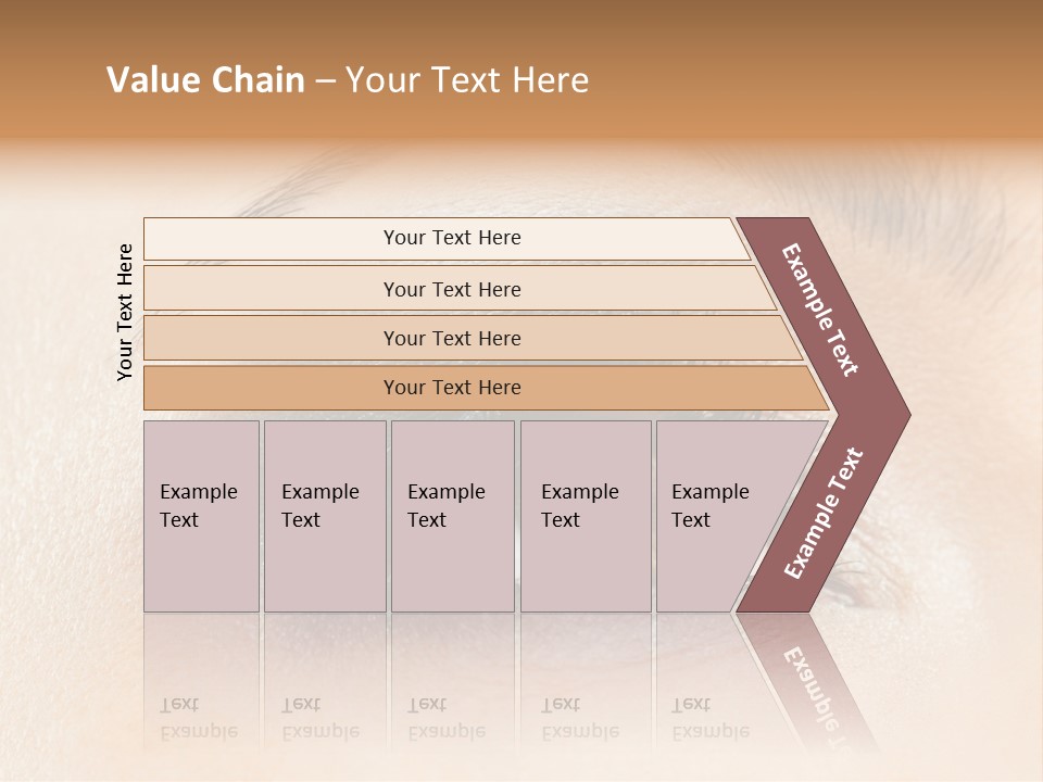 Make Up Close Up Iris PowerPoint Template