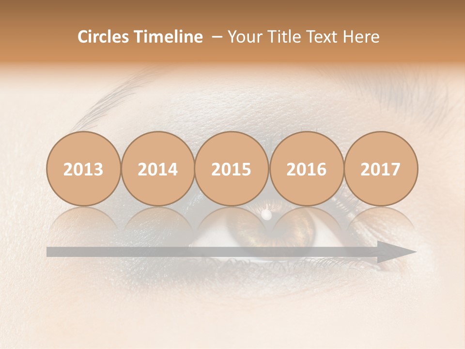 Make Up Close Up Iris PowerPoint Template