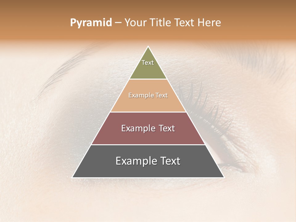 Make Up Close Up Iris PowerPoint Template