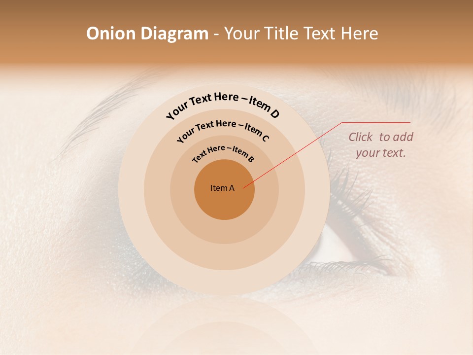 Make Up Close Up Iris PowerPoint Template