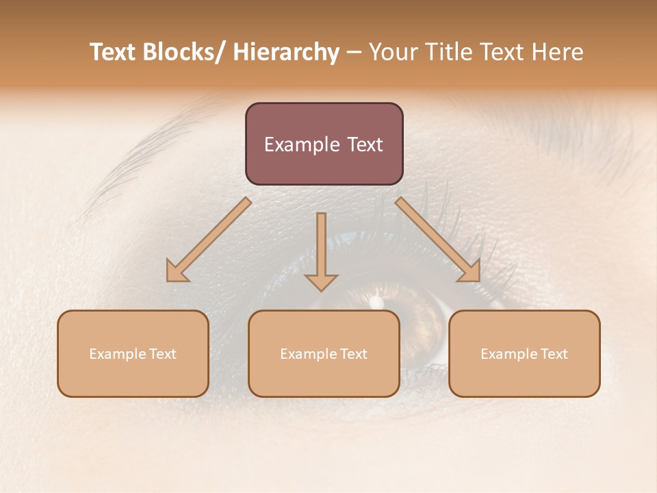 Make Up Close Up Iris PowerPoint Template