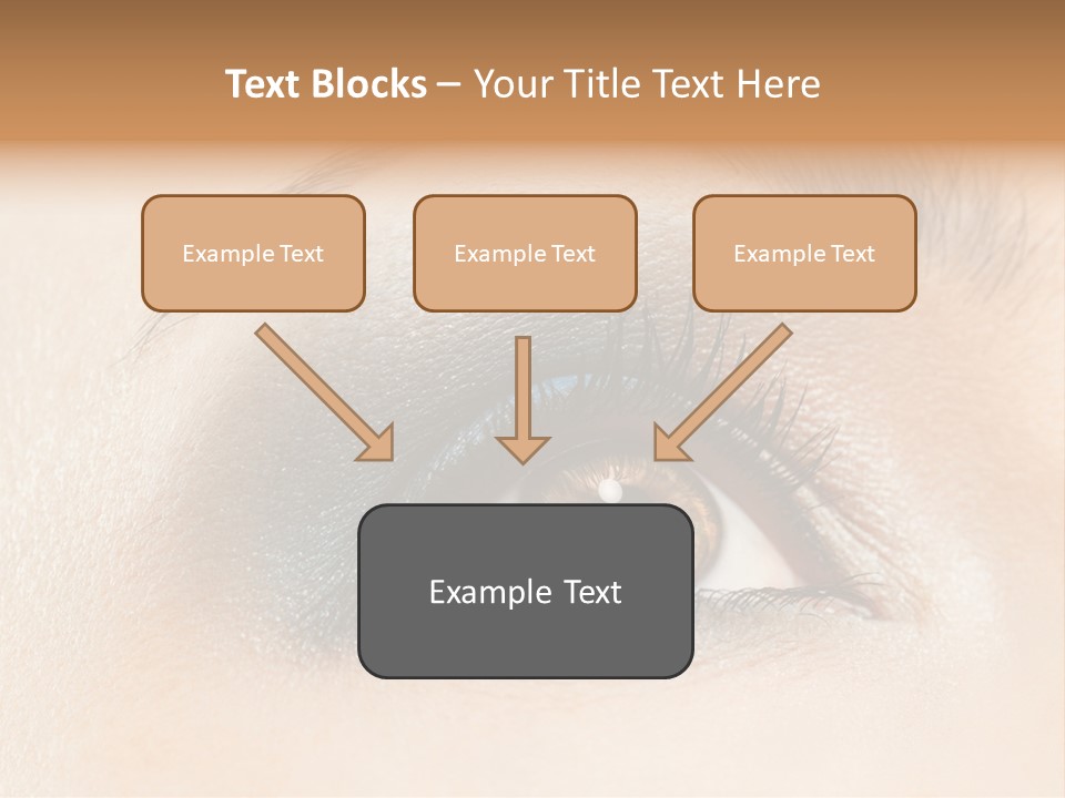 Make Up Close Up Iris PowerPoint Template