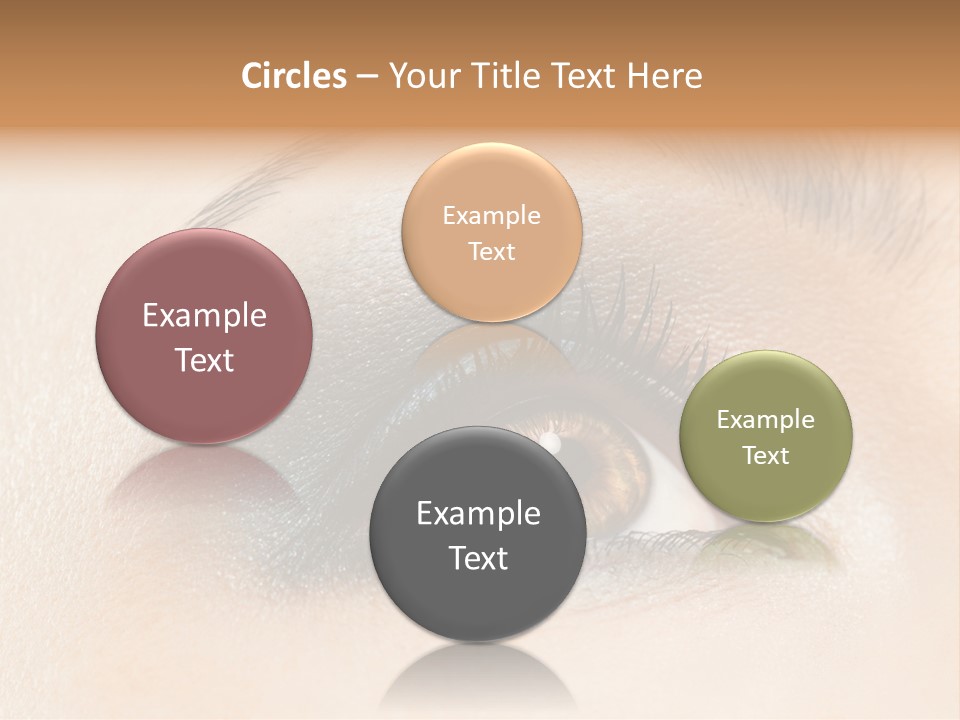 Make Up Close Up Iris PowerPoint Template