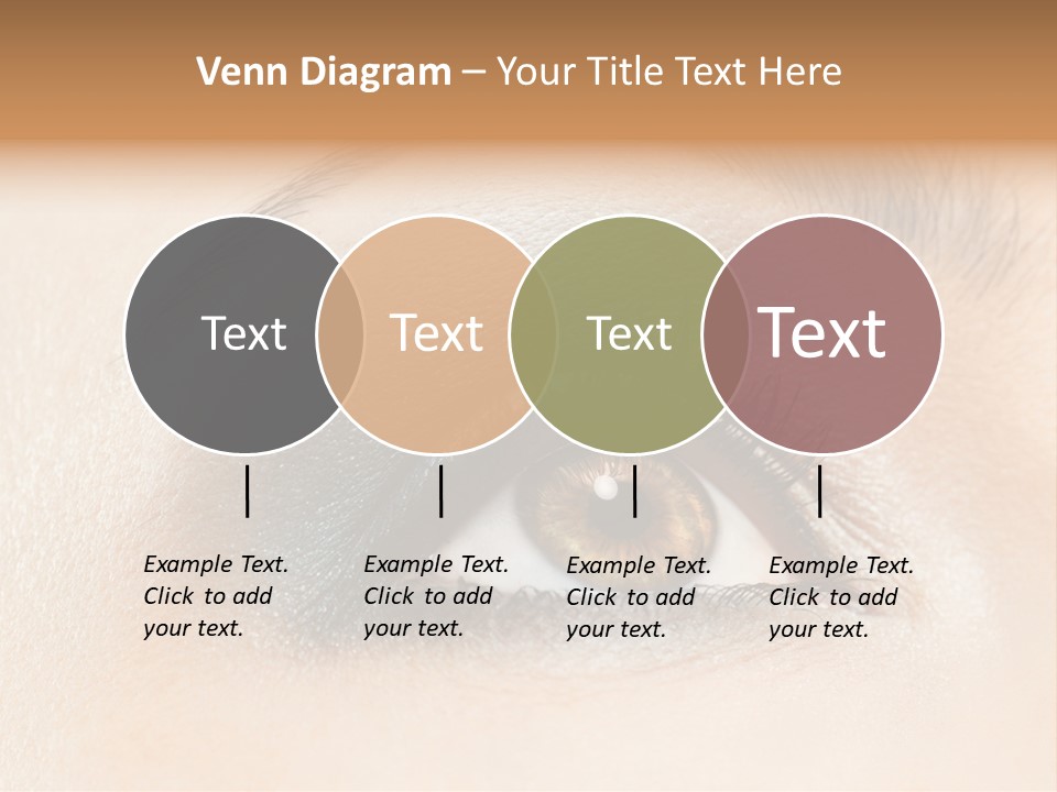 Make Up Close Up Iris PowerPoint Template