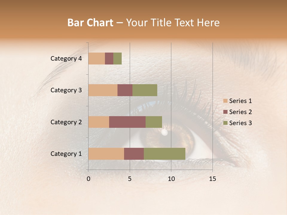 Make Up Close Up Iris PowerPoint Template