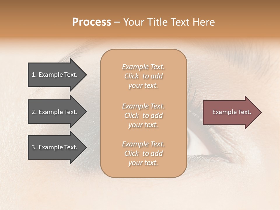 Make Up Close Up Iris PowerPoint Template