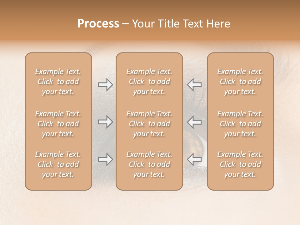 Make Up Close Up Iris PowerPoint Template