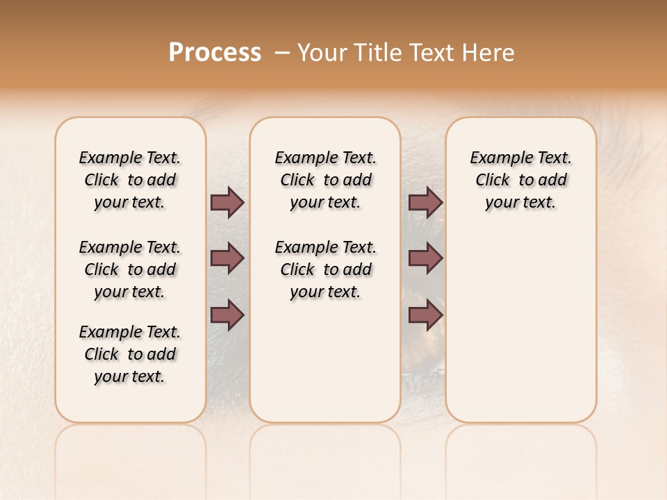Make Up Close Up Iris PowerPoint Template