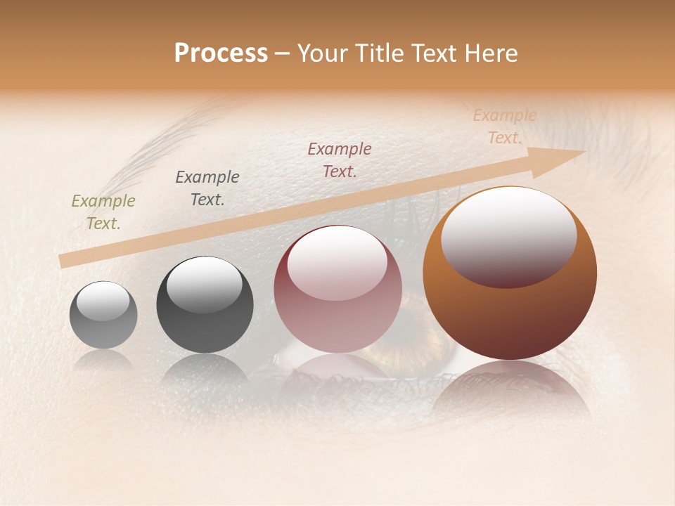 Make Up Close Up Iris PowerPoint Template