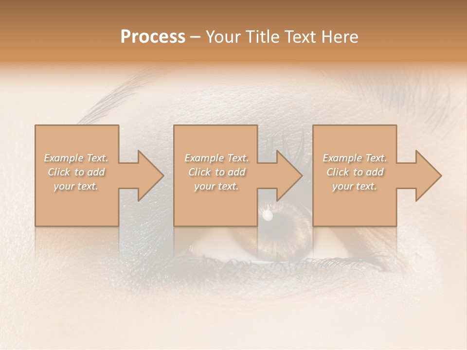 Make Up Close Up Iris PowerPoint Template