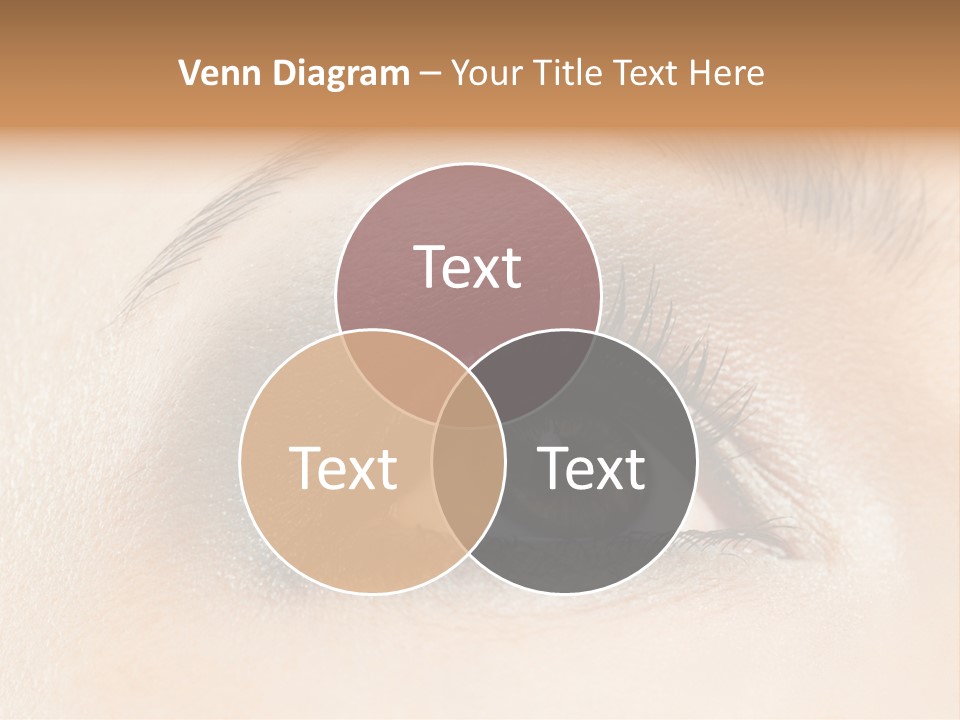 Make Up Close Up Iris PowerPoint Template