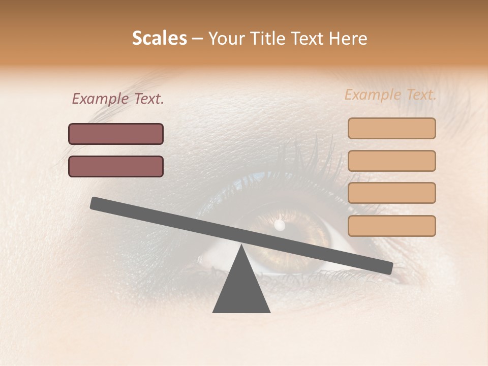 Make Up Close Up Iris PowerPoint Template