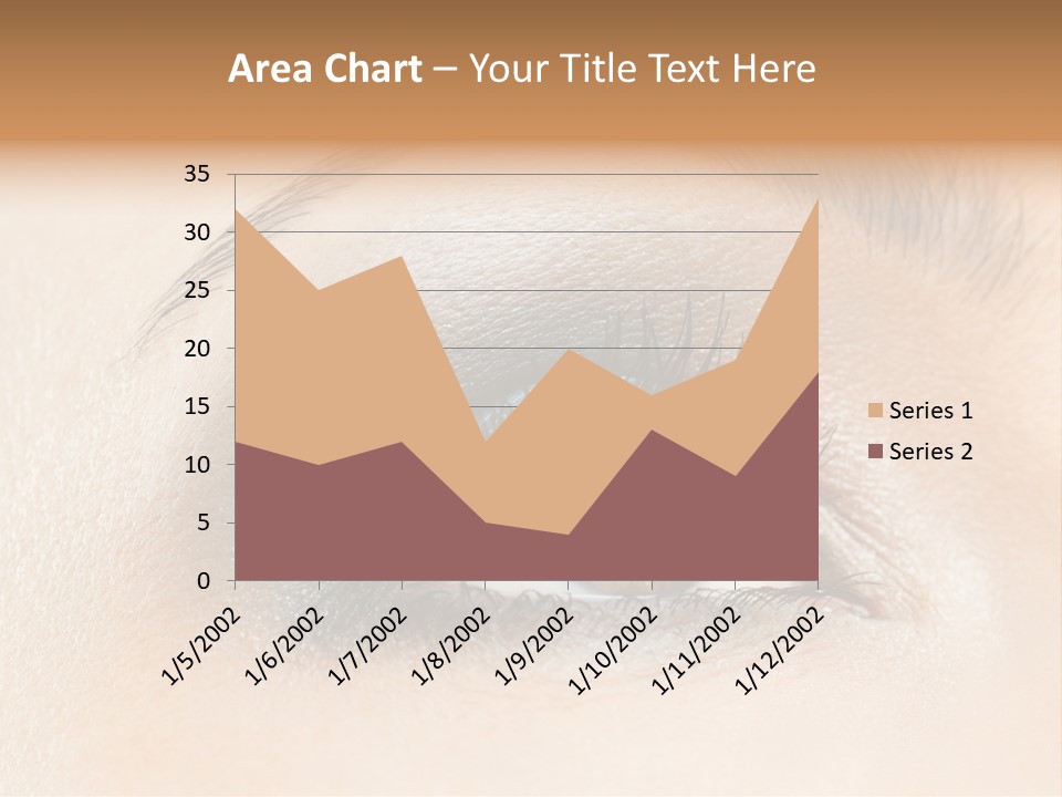 Make Up Close Up Iris PowerPoint Template
