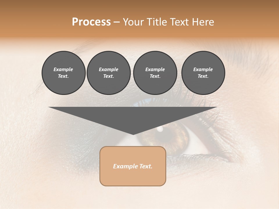 Make Up Close Up Iris PowerPoint Template