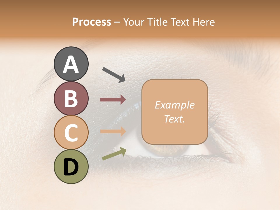Make Up Close Up Iris PowerPoint Template