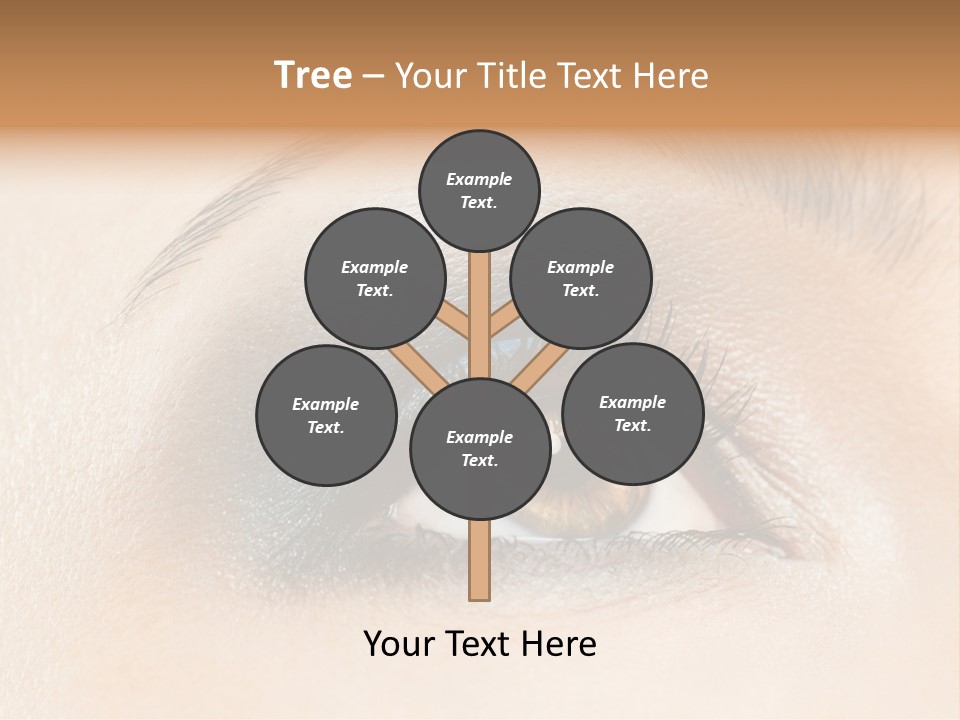 Make Up Close Up Iris PowerPoint Template