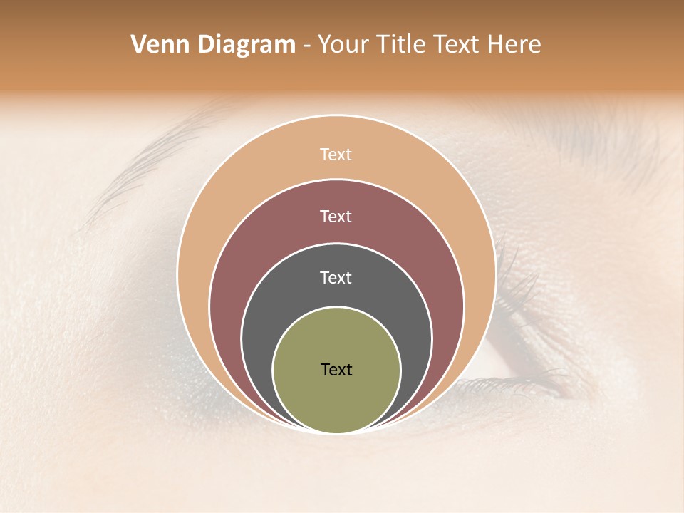 Make Up Close Up Iris PowerPoint Template
