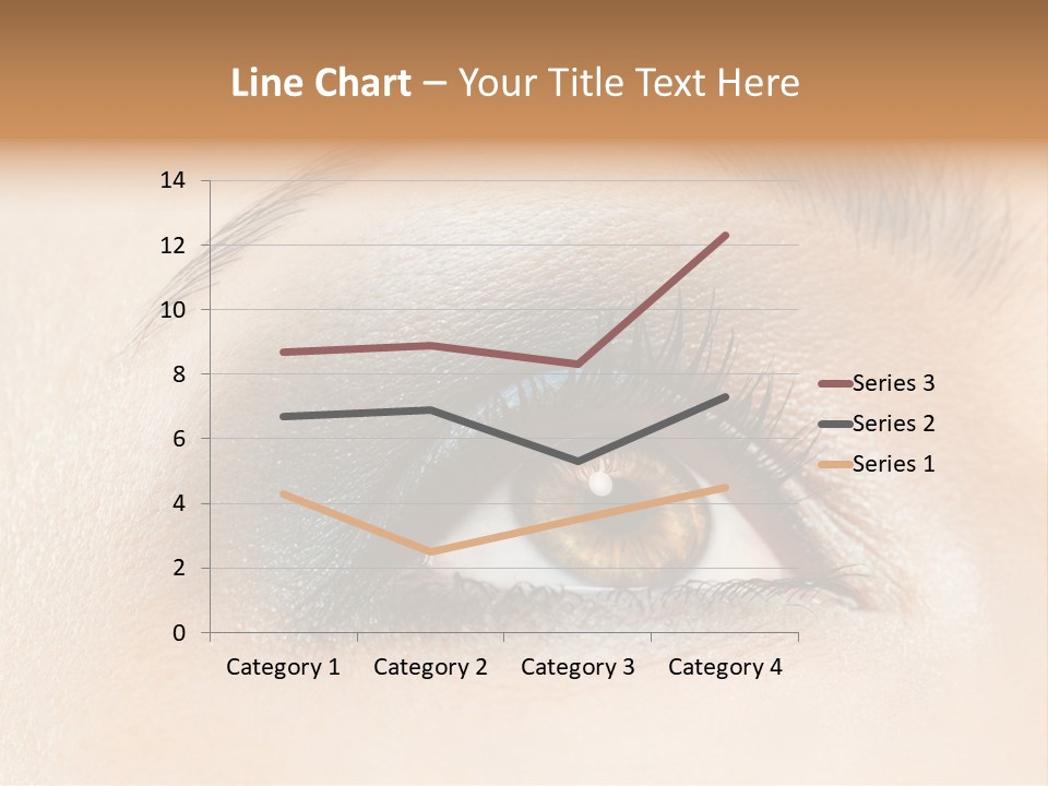 Make Up Close Up Iris PowerPoint Template