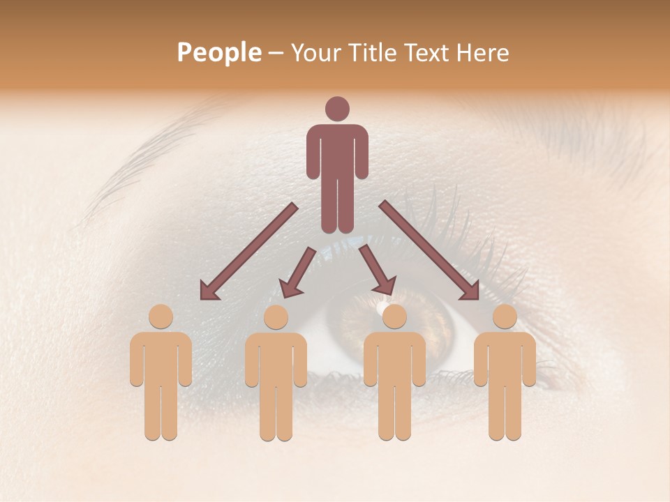 Make Up Close Up Iris PowerPoint Template