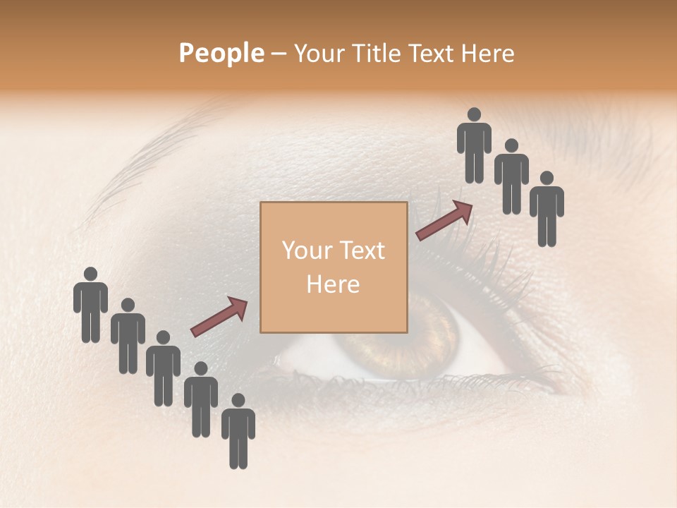 Make Up Close Up Iris PowerPoint Template