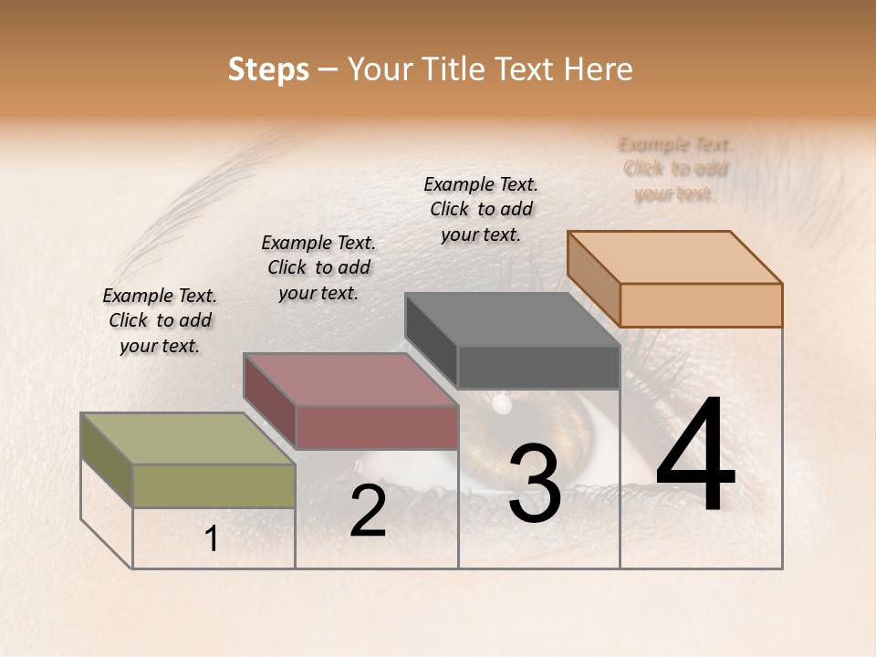 Make Up Close Up Iris PowerPoint Template