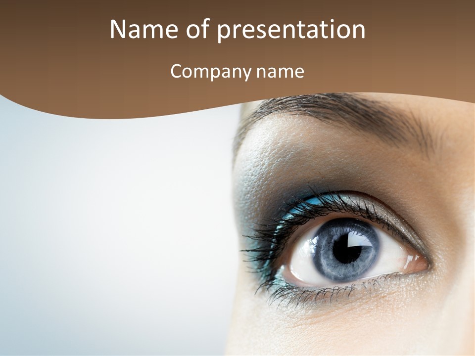 Abstract Mascara Medicine PowerPoint Template