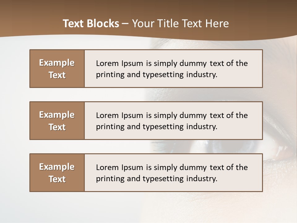 Abstract Mascara Medicine PowerPoint Template