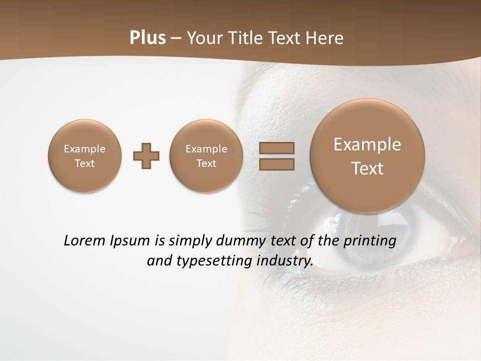 Abstract Mascara Medicine PowerPoint Template