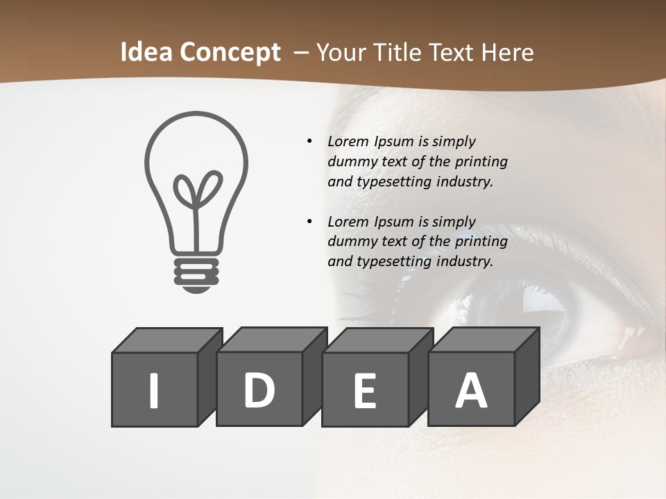 Abstract Mascara Medicine PowerPoint Template