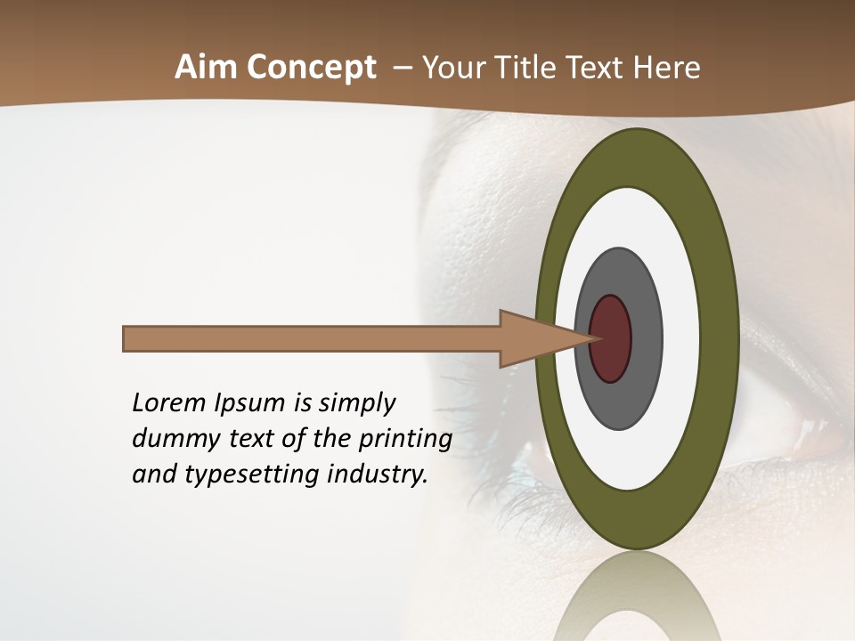 Abstract Mascara Medicine PowerPoint Template