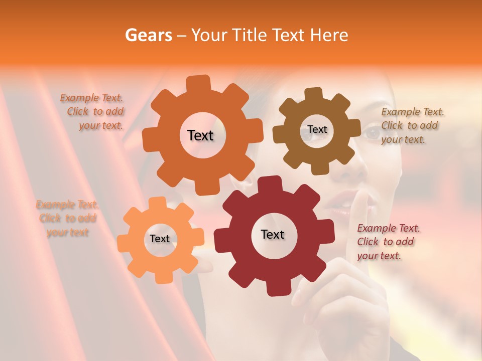 Curtain People Backstage PowerPoint Template