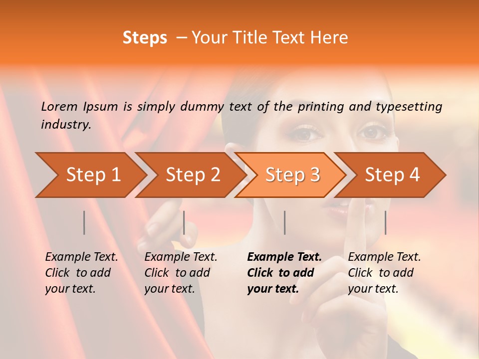 Curtain People Backstage PowerPoint Template