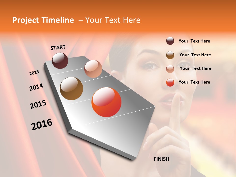 Curtain People Backstage PowerPoint Template