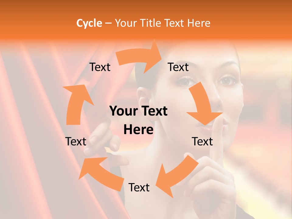 Curtain People Backstage PowerPoint Template