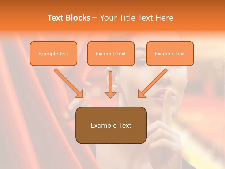 Curtain People Backstage PowerPoint Template