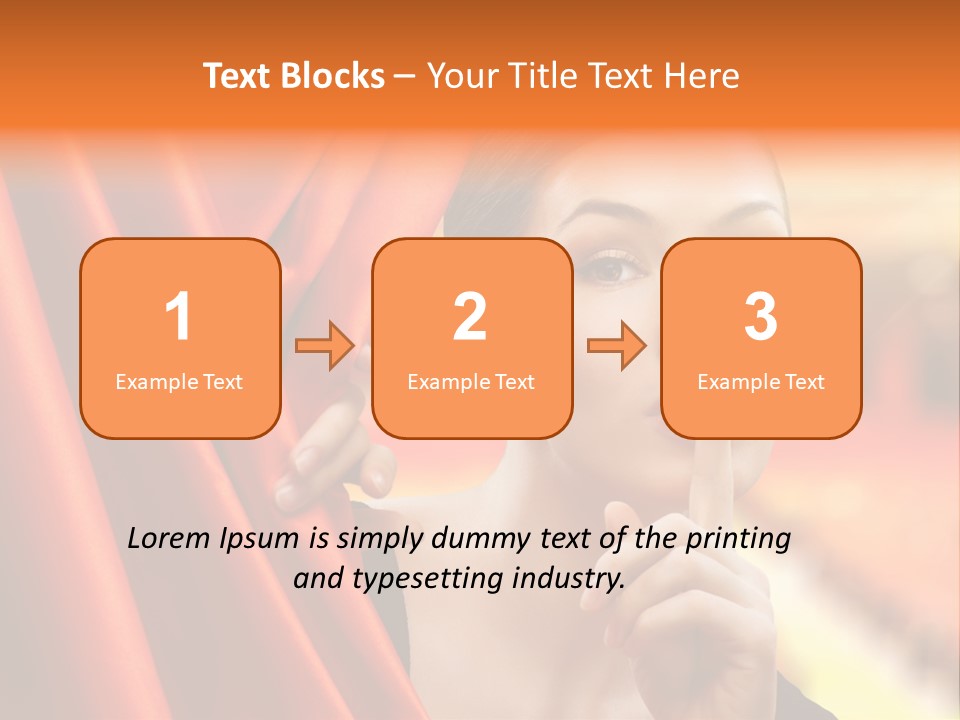 Curtain People Backstage PowerPoint Template