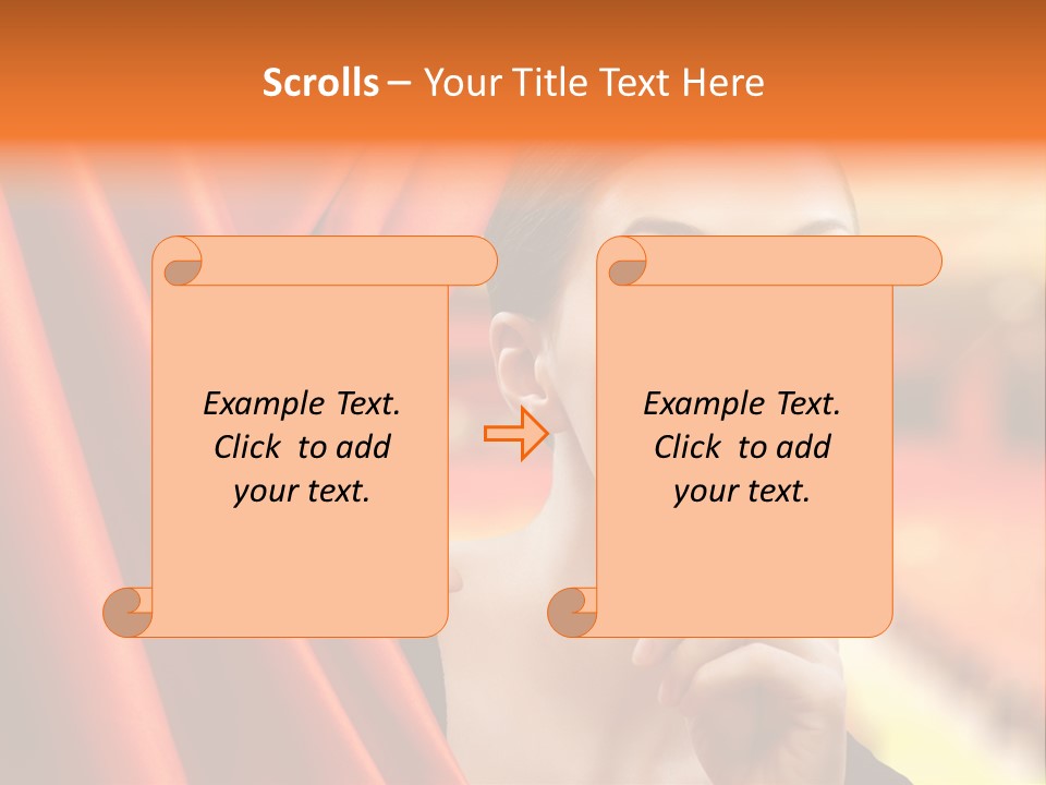 Curtain People Backstage PowerPoint Template