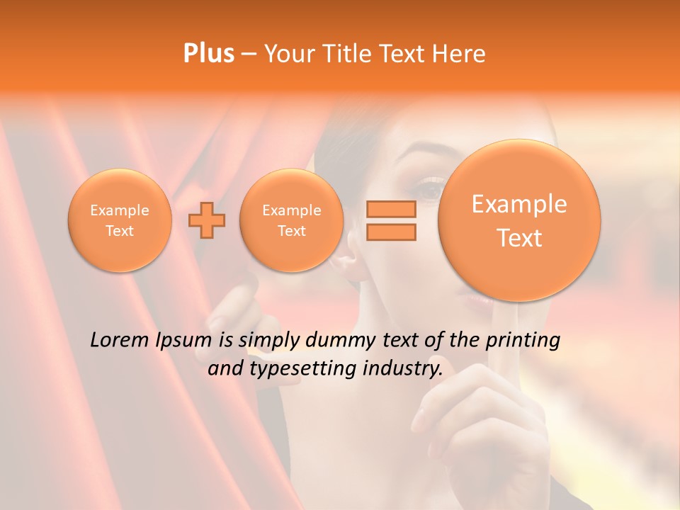 Curtain People Backstage PowerPoint Template