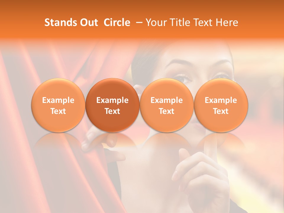 Curtain People Backstage PowerPoint Template