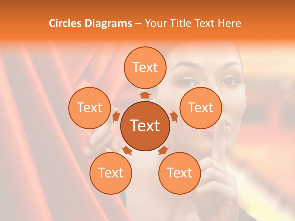 Curtain People Backstage PowerPoint Template