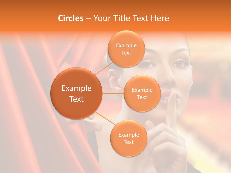 Curtain People Backstage PowerPoint Template