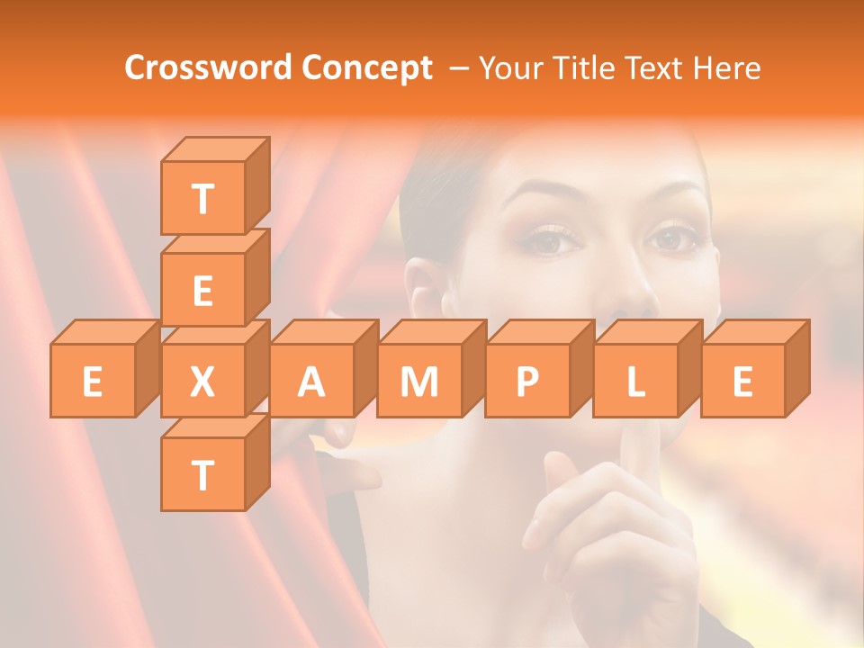 Curtain People Backstage PowerPoint Template