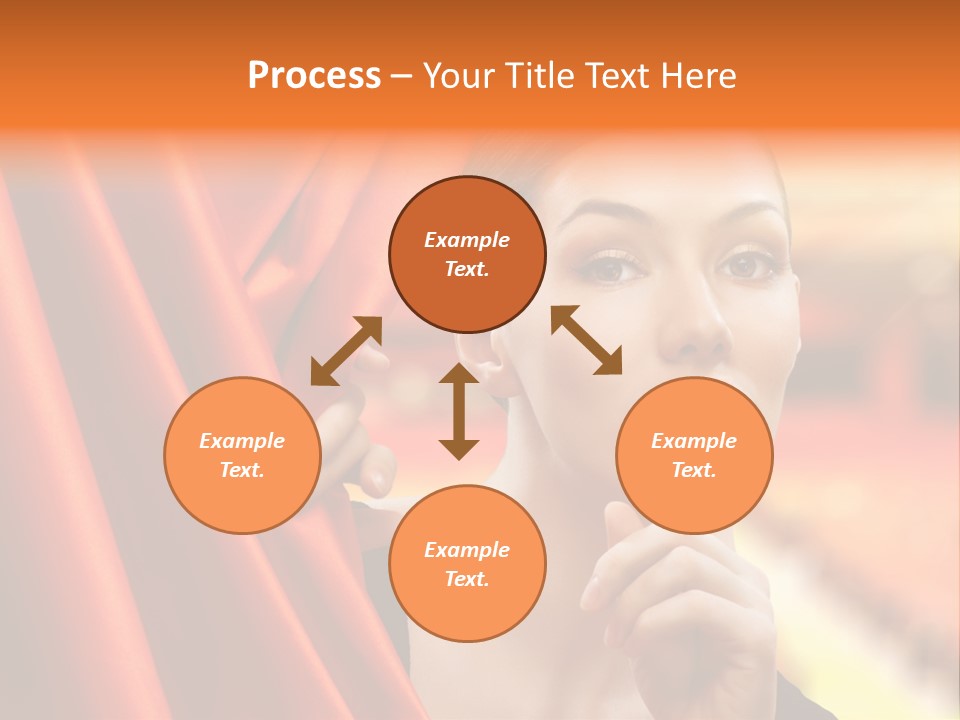 Curtain People Backstage PowerPoint Template