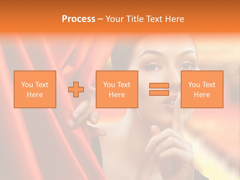 Curtain People Backstage PowerPoint Template