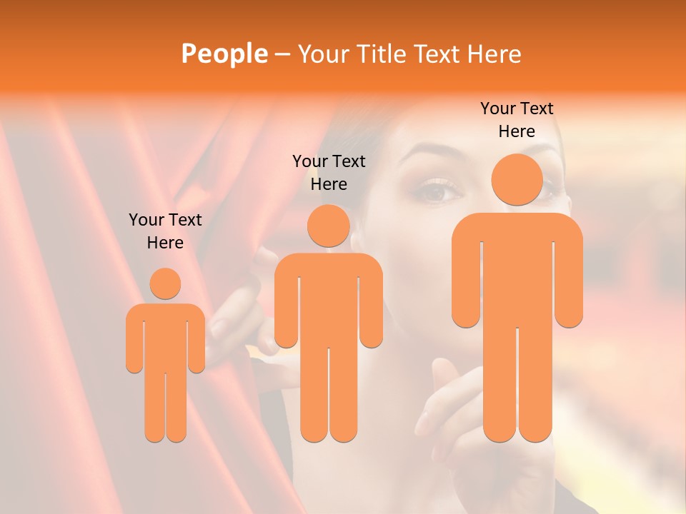 Curtain People Backstage PowerPoint Template