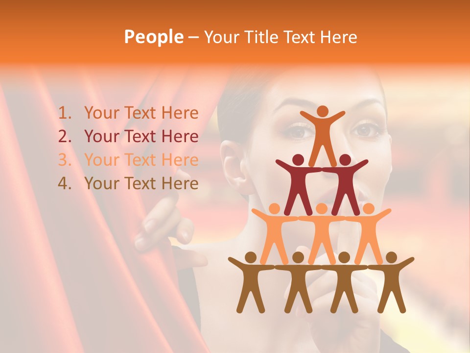Curtain People Backstage PowerPoint Template