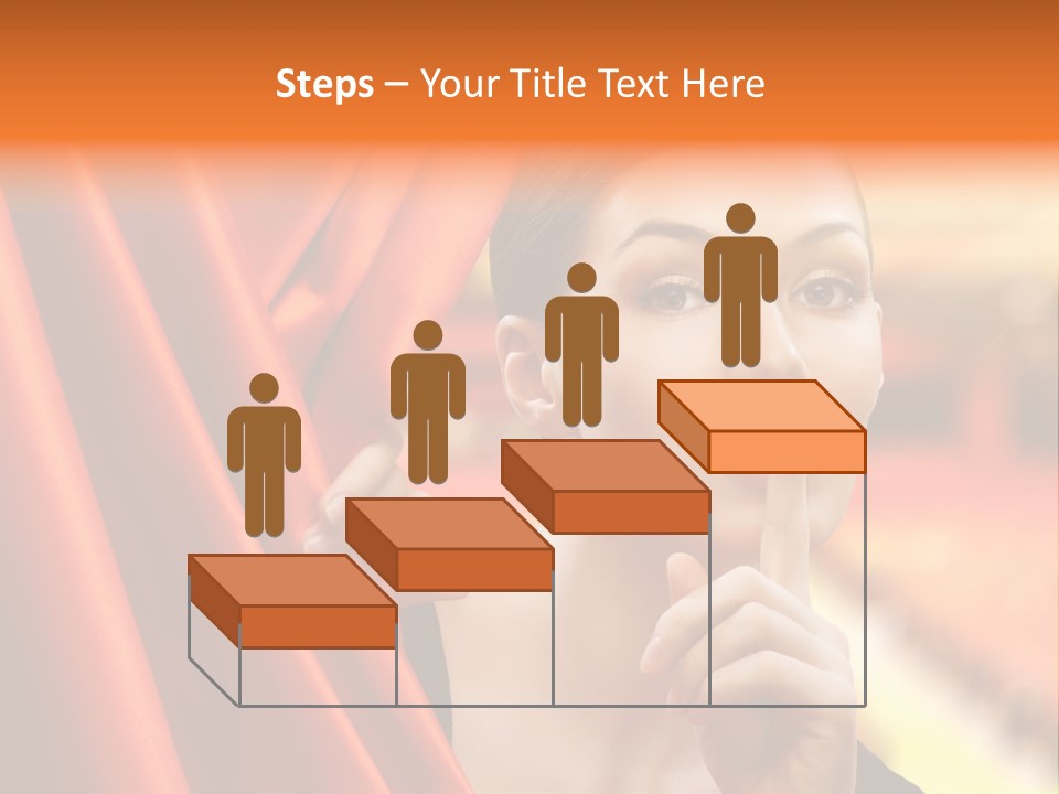 Curtain People Backstage PowerPoint Template